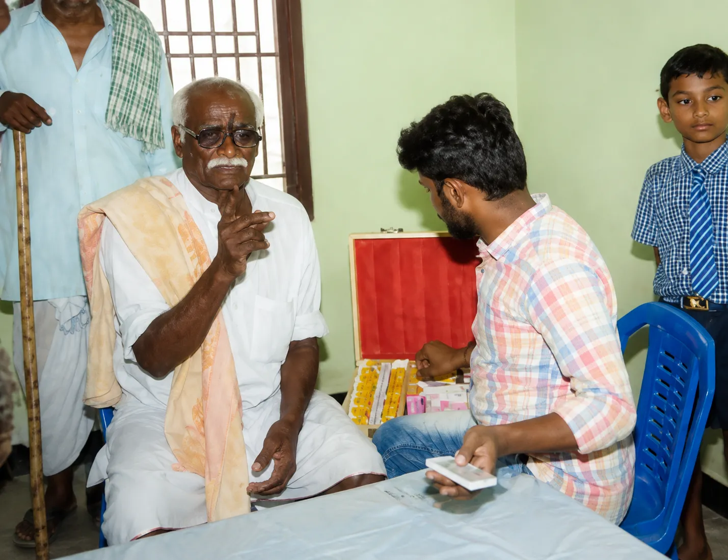 Free eye camp, 300 screened