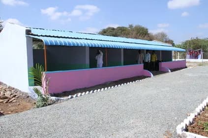 Inside St. John's first permanent classroom building