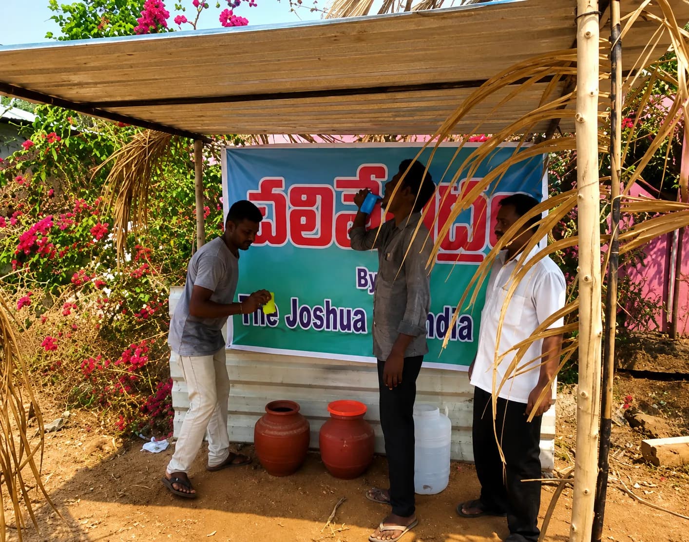 Chalivendram free drinking water