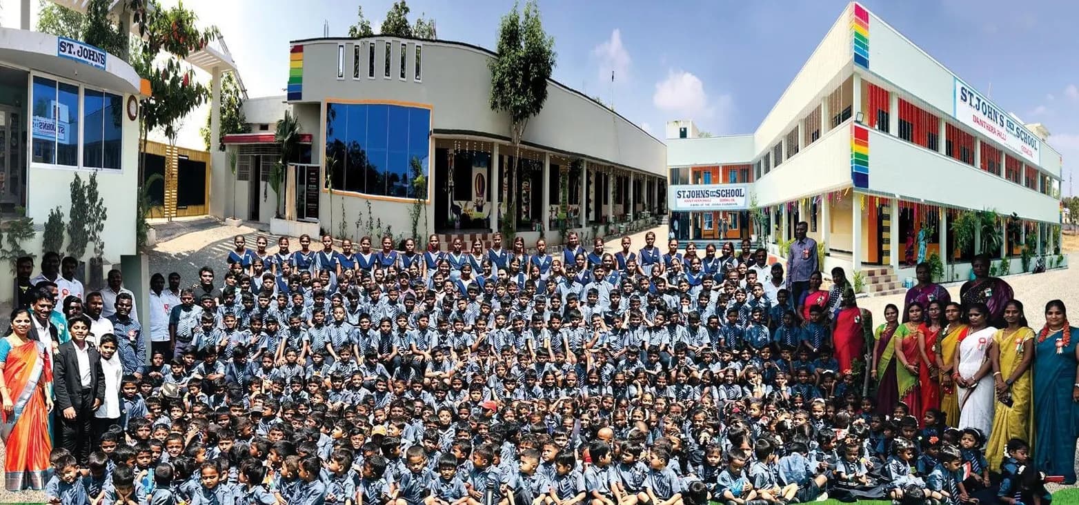Students at St. John's School